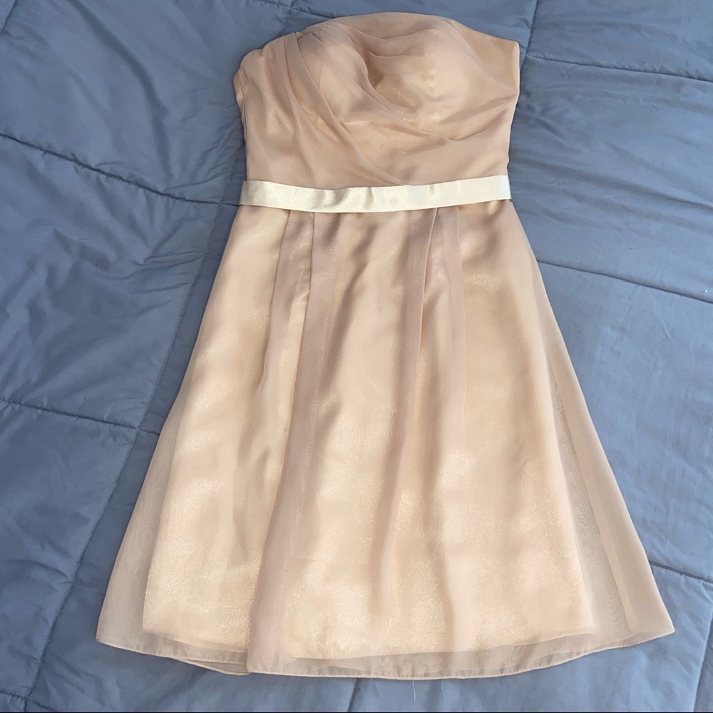 Anny Lee Gold Strapless Dress (size M)